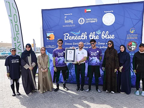 The Authority of Social Contribution - Ma'an and The Sustainable Future Initiative's Ocean Clean-up Initiative Earns a Guinness World Record 