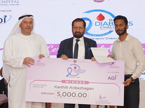 Indian expat Karthik Anbazhagan from Dubai emerged as the top winner in the male category.