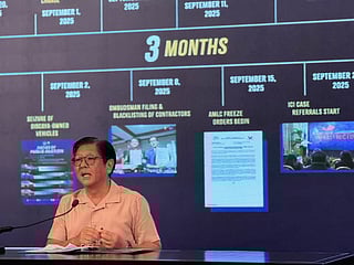 President Ferdinand Marcos Jr answers questions from members of Malacañang Press Corps (MPC) on Thursday.