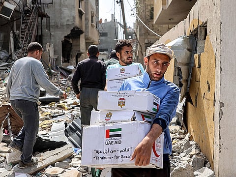 In Gaza, the UAE has emerged as one of the largest providers of humanitarian aid, contributing nearly half of all international assistance entering the Strip through air, land, and sea.