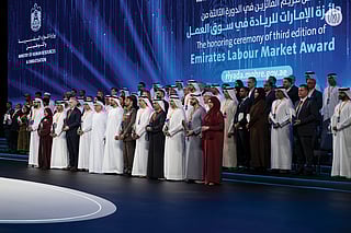 Sheikh Theyab bin Mohammed honours UAE labour market pioneers and workforce leaders