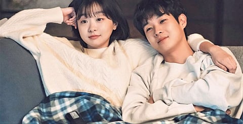 Kim Da-mi and Choi Woo-shik in Our Beloved Summer. 