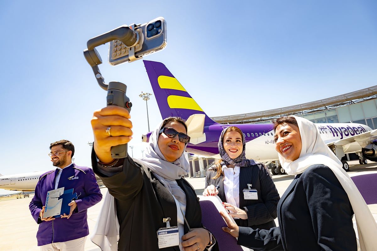 flydeal is on an rapid expansion spree. Pictured above are flyadeal staff at the 40th delivery ceremony in Toulouse.