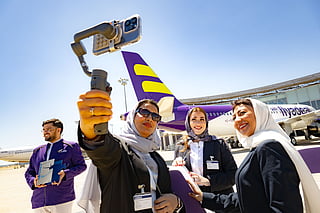 flydeal is on an rapid expansion spree. Pictured above are flyadeal staff at the 40th delivery ceremony in Toulouse.