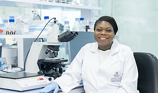 Dr Temidayo Omolaoy, Assistant Professor of Physiology at the Mohammed Bin Rashid University of Medicine and Health Sciences was among a distinguished group of Arab scientists and researchers to be awarded at the 2025 King Hussein Cancer Research Award ceremony.
