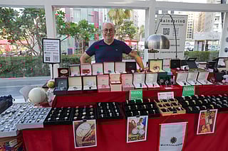 Erkan Gülmez, a Turkish expatriate who left his corporate career to pursue his passion for vintage watches.  