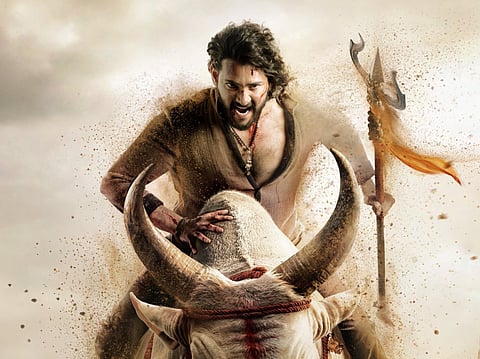 A still from the teaser of Varanasi.