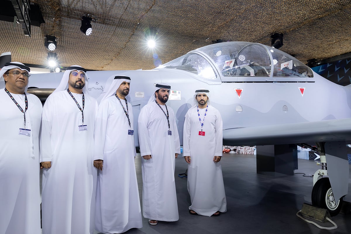 Sheikh Hamdan hailed Calidus Holding’s role in elevating the country’s global industry standing while reviewing the B-250 aircraft at Dubai Airshow 2025. 