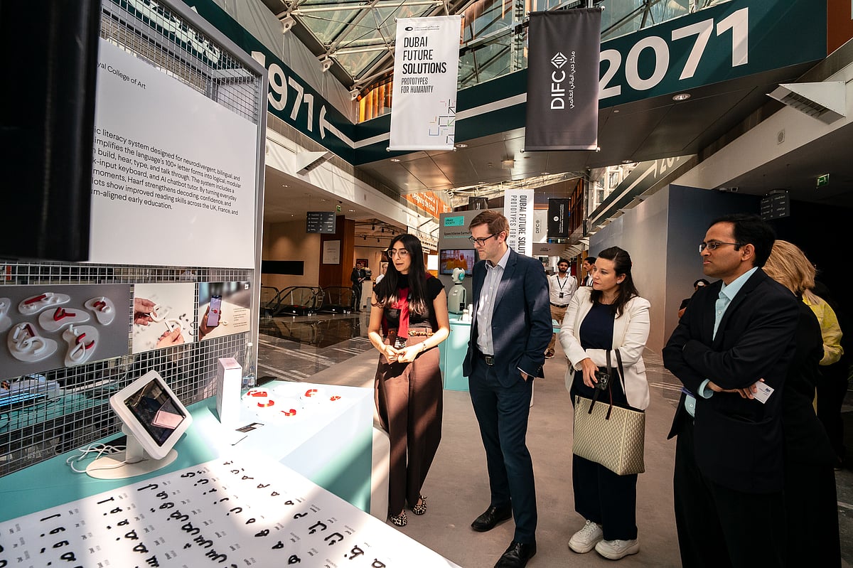 The ceremony took place at AREA 2071 alongside the Dubai Future Forum, following a global search that drew thousands of submissions from more than 1,200 universities in 120 countries.
