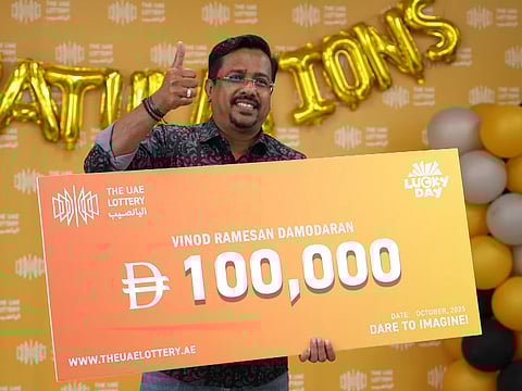 UAE Lottery: He started playing from Day 1, expat finally wins Dh100,000