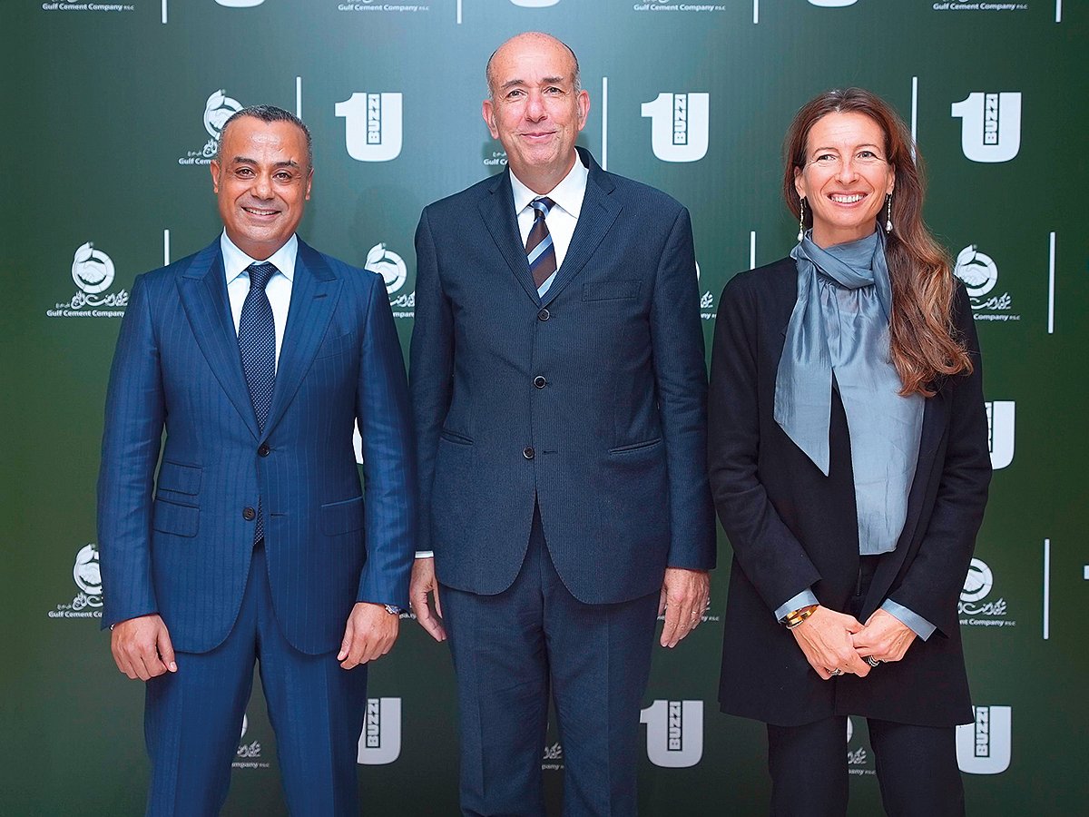 From left: Hossam Mohamed Elsayed Hussein, Pietro Buzzi and Benedetta Buzzi.