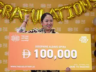Xmas gift: Filipina expat wins Dh100K in UAE Lottery
