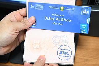 Dubai Airshow visitors get special passport stamp