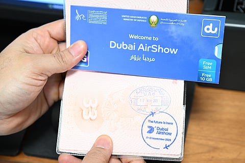 GDRFA Dubai welcomes Dubai Airshow 2025 visitors with special passport stamp