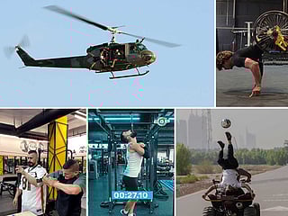 Arab athletes smash Guinness records with daring stunts