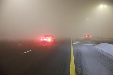 Authorities have advised motorists to reduce speed, use low-beam headlights and maintain a safe distance from other vehicles, particularly during early-morning commutes.