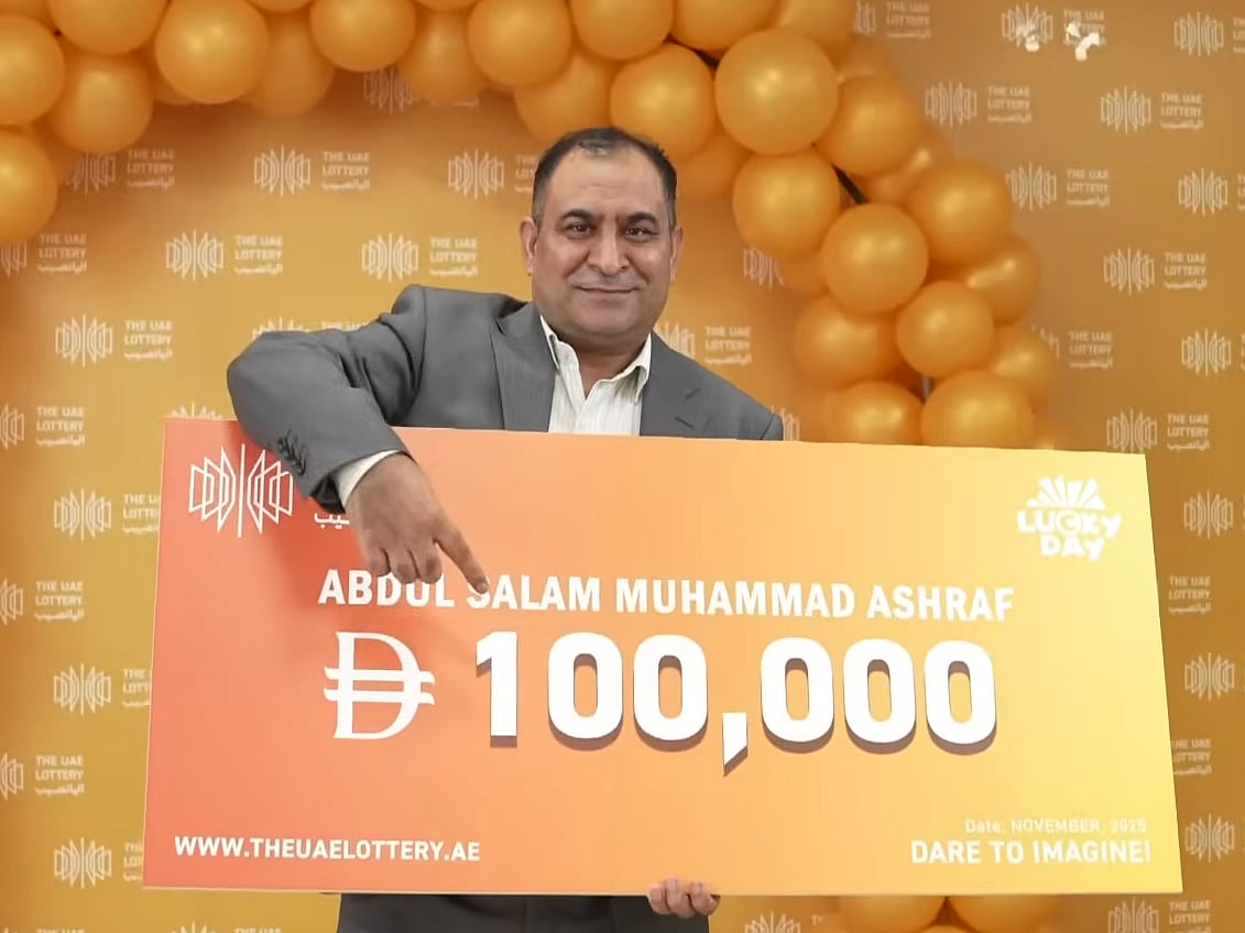 After two decades in UAE, Pakistani expat finally wins Dh100K UAE Lottery