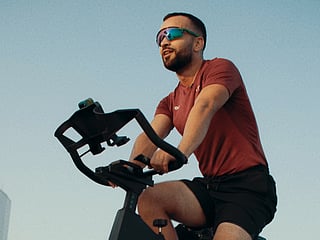 Veo Ride was launched last year for Dubai Fitness Challenge 2024 by Veo's Master trainer Marwan Albanna who leads these one hour cycling sessions. 