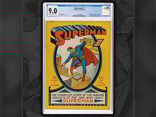 Superman soars: Comic sets record at $9.12m at auction