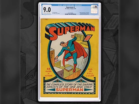Superman soars in collectibles: Comic sets record at $9.12 million
