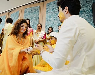 Palak Muchhal posts beautiful haldi moments of brother Palaash before his wedding to cricketer Smriti Mandhana