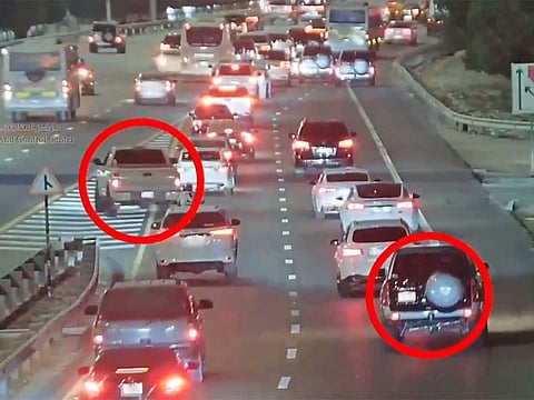 Reckless driving crackdown: Five motorists held in Abu Dhabi for high-risk maneuvers