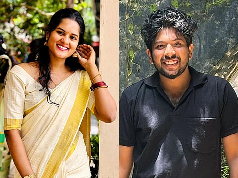 Kerala couple Avani and Sharon in happier days before the accident