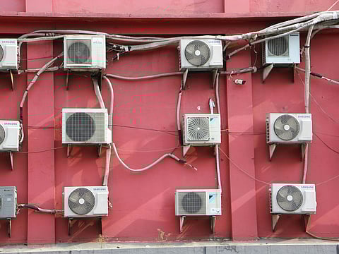 The owner found that all rooftop AC units had been stolen.