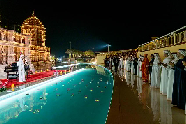 Autistic Emirati teen pianist steals hearts at BAPS Mandir Abu Dhabi