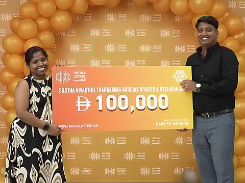 ‘God has plans’: Indian expat from Kerala wins Dh100,000 in UAE Lottery