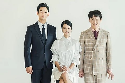 Seo Ye-ji, Kim Soo-hyun and Oh Jung-sae in It's Okay to Not Be Okay.