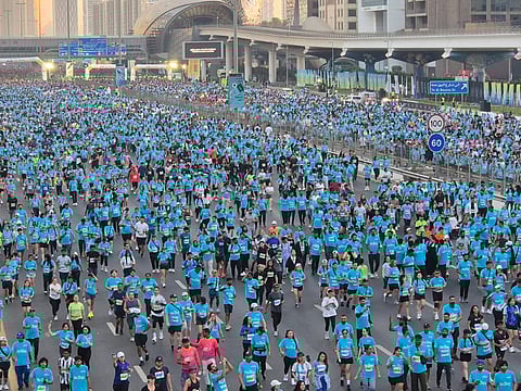 Dubai Run 2025 kicks off in a sea of blue