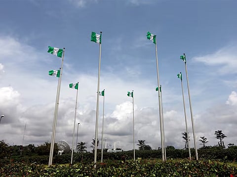 Nigeria flags (Photo/Reuters)