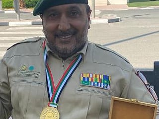 Lt. Col. Jassim Mohammed Fayrouz stands as one of Dubai Police’s most accomplished officers