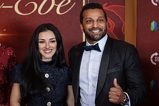 FBI Director Kash Patel with his girlfriend Alexis Wilkins.