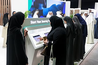 Emiratis at Ru'ya Careers UAE Redefined job fair at Dubai World Trade Centre. We celebrate women for overcoming obstacles and continuing to give under pressure. But there is also a danger in romanticising endless resilience.