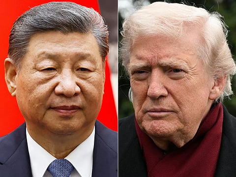 China's President Xi Jinping and US President Donald Trump.