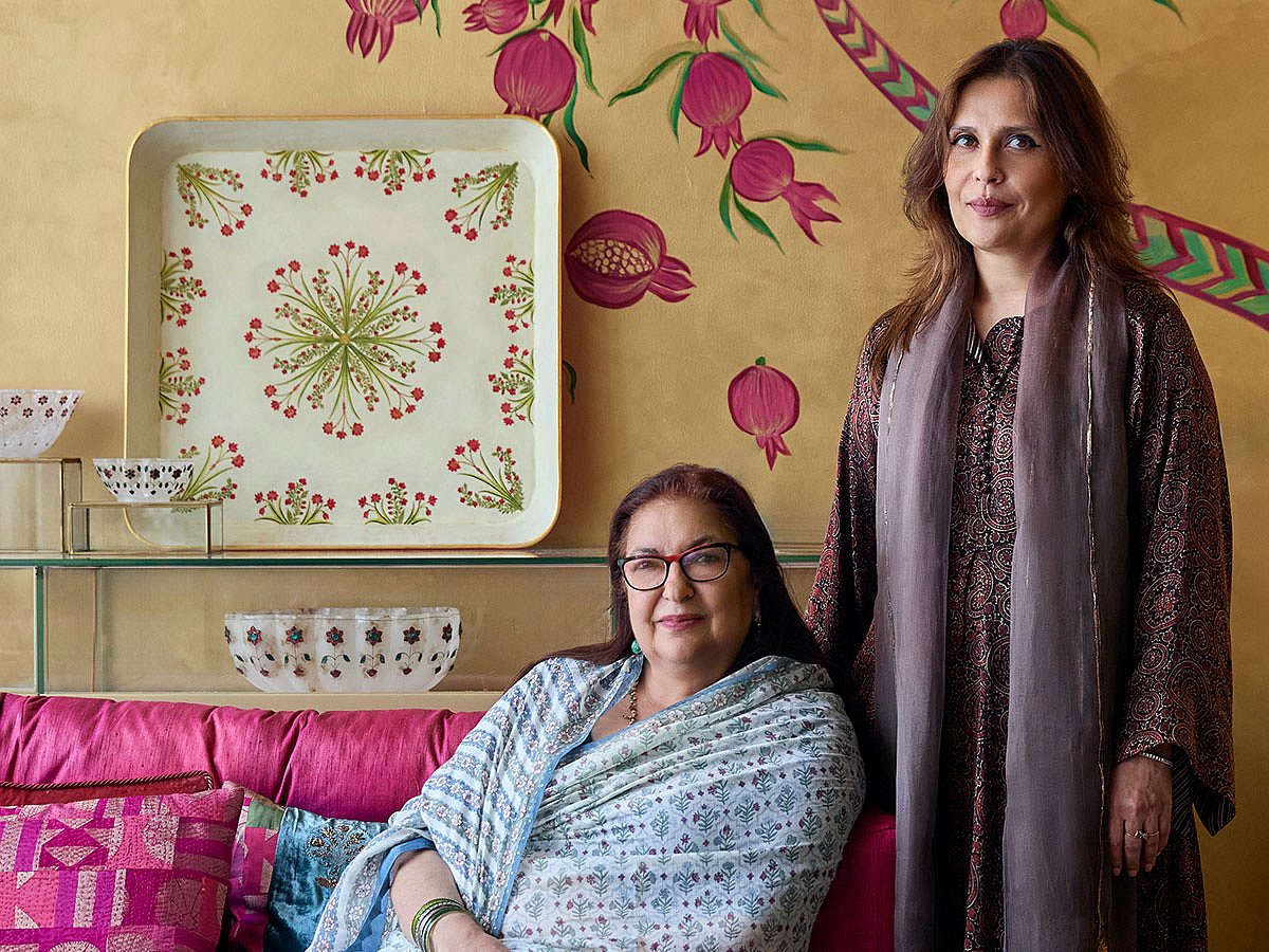 Anita Lal and Abha Narain Lambah