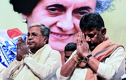 Karnataka Chief Minister Siddaramaiah and Deputy Chief Minister D.K. Shivakumar.