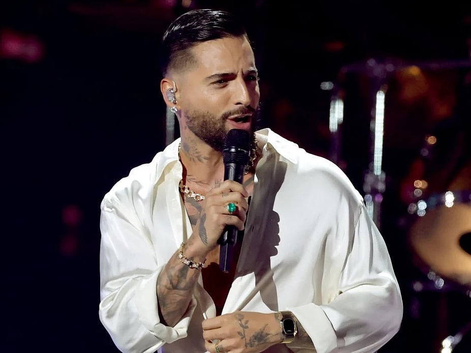 Maluma performs onstage during the 26th Annual Latin Grammy Awards 