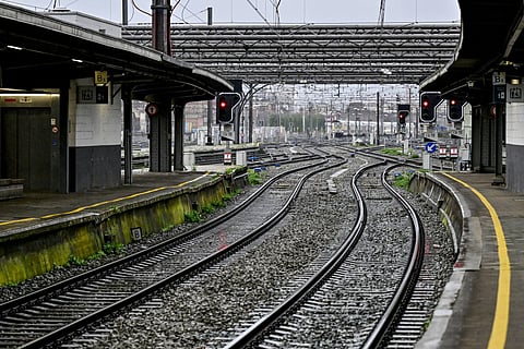 Illustrative image. Emergency teams responded within minutes after a test train hits workers on a curve.