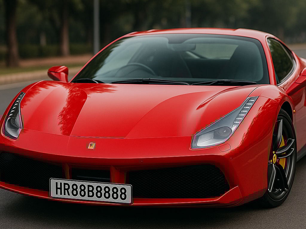 This week, the number attracted 45 bidders, the most for any plate in the auction cycle. AI generated image.