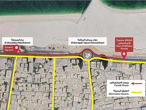 Authorities in both emirates have urged the public to plan ahead and follow traffic instructions to help ensure smooth and safe celebrations.