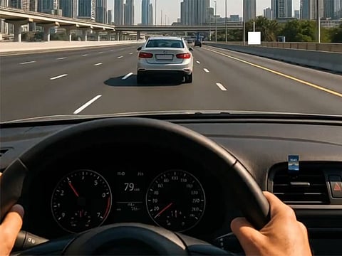 Never use a mobile phone while driving.