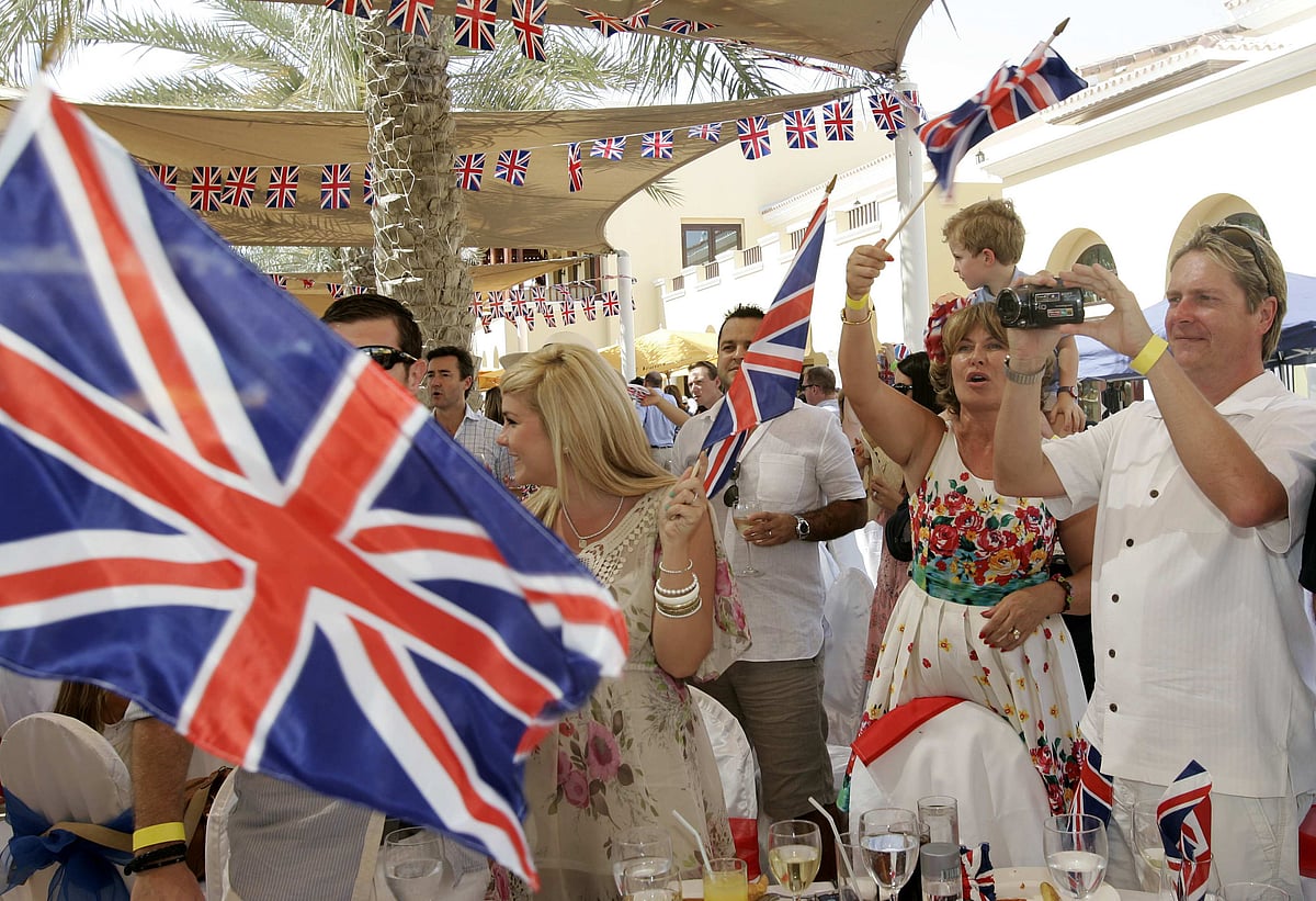  British Expats at an event in Dubai