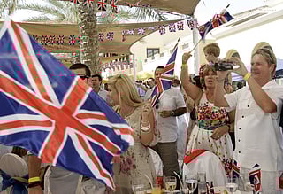 A file photo of British Expats at an event in Dubai. Picture used for illustrative purposes.