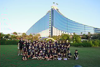 All blacks gathering