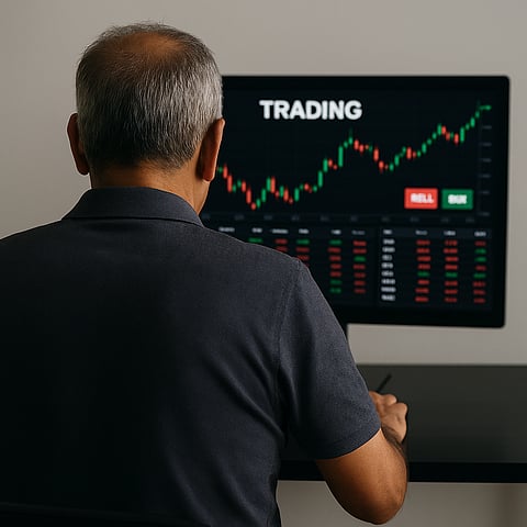 Shah, who runs a low-rent guesthouse for cancer patients in Parel, had inherited a share portfolio decades ago but never actively engaged in trading, largely because he lacked confidence and market knowledge. AI-generated image for illustrative purpose.