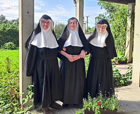 Sisters Bernadette (88), Regina (86), and Rita (82) are the last holdouts at Kloster Goldenstein, a picturesque convent just outside Salzburg, Austria. 