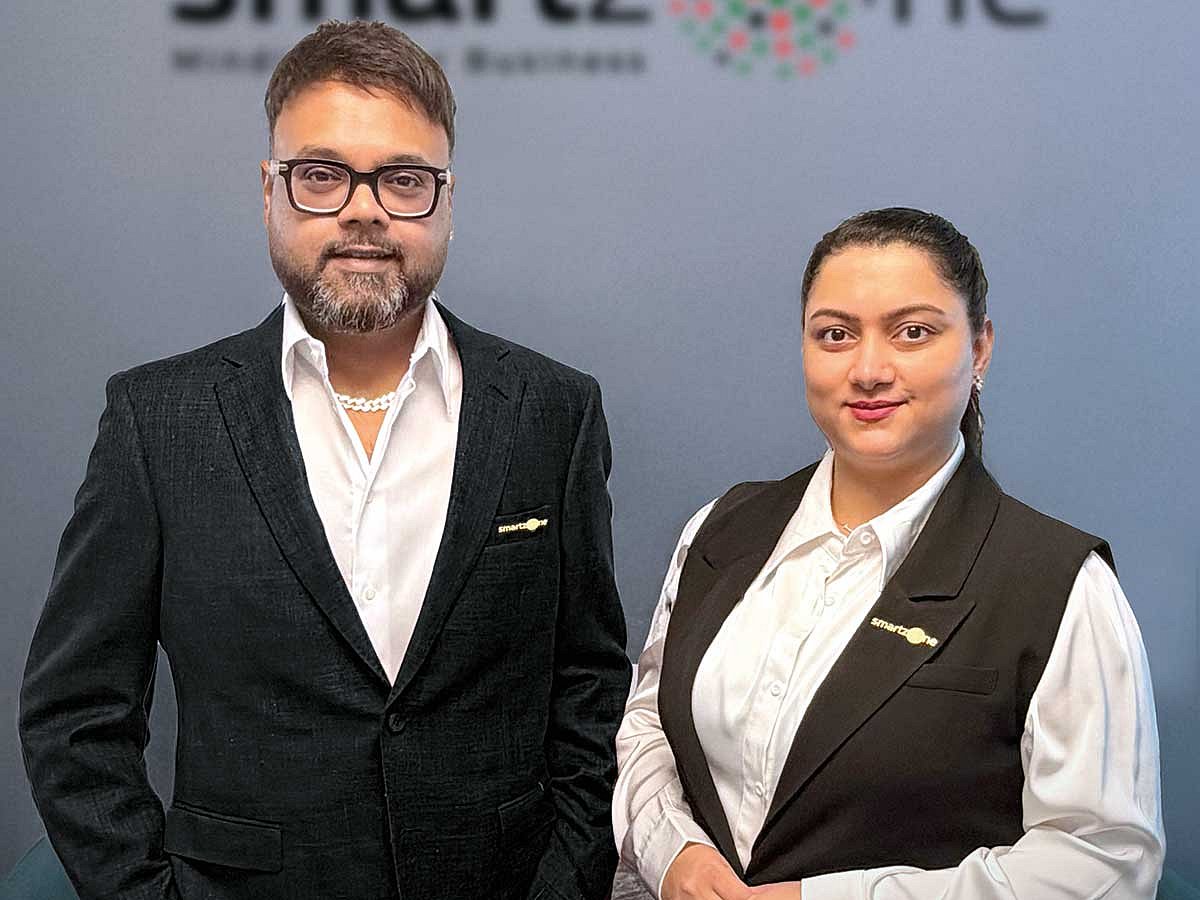 Varoon Sinha, Founder, Smart Zone and Mahima Sharma, Managing Partner, Smart Zone.